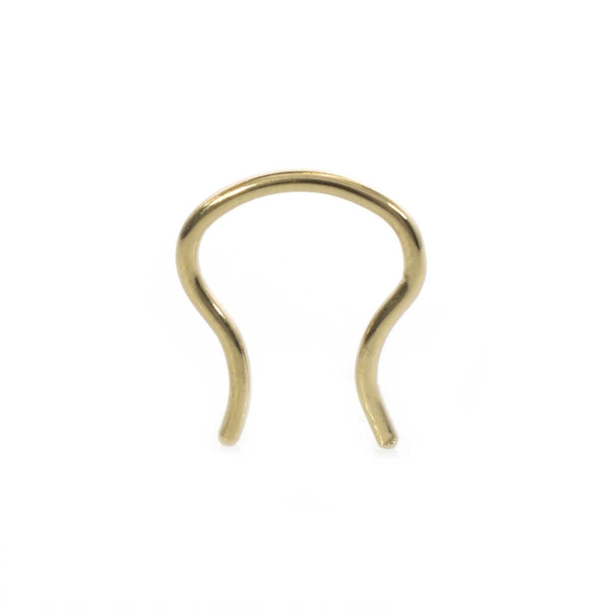 Surgical Steel Anodized Titanium Septum Ring Retainer 16 Gauge U Shape - Kruelty - Photo 5