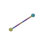Surgical Steel 14 Gauge Industrial Scaffold Barbell 38mm