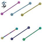 Surgical Steel 14 Gauge Industrial Scaffold Barbell 38mm