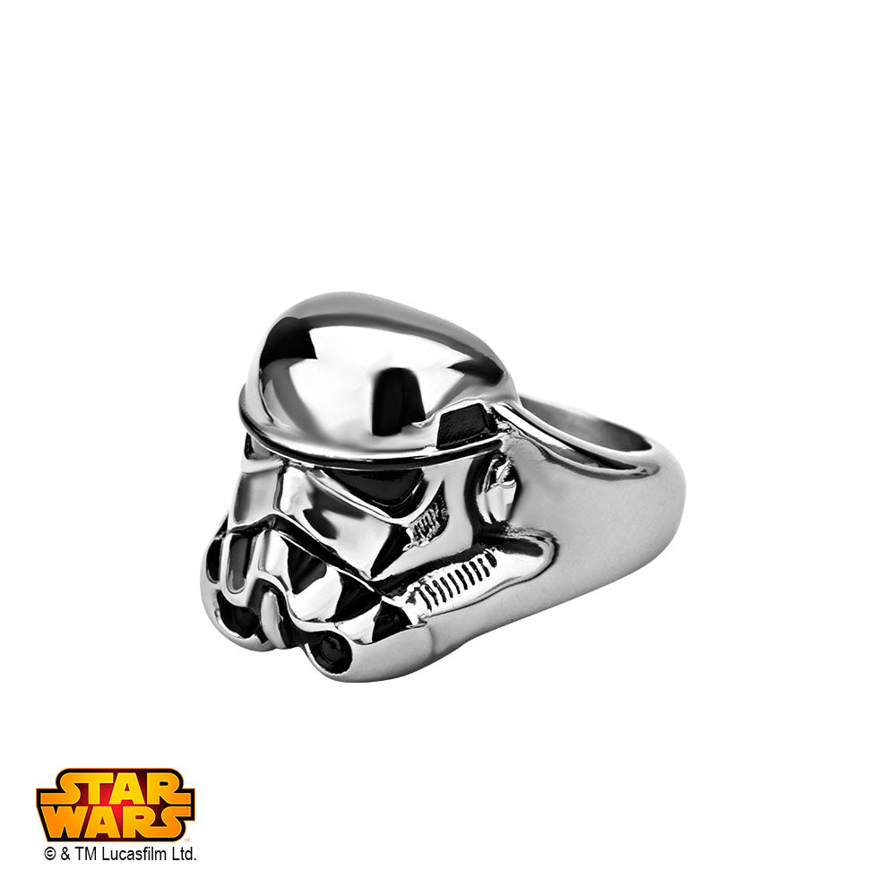 Surgical Steel 3D Storm Trooper Ring - View 2