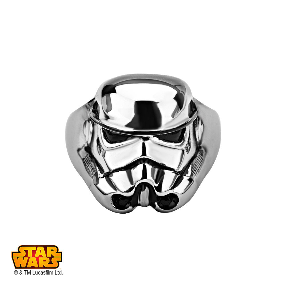 Surgical Steel 3D Storm Trooper Ring - View 3