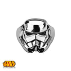 Surgical Steel 3D Storm Trooper Ring - View 3