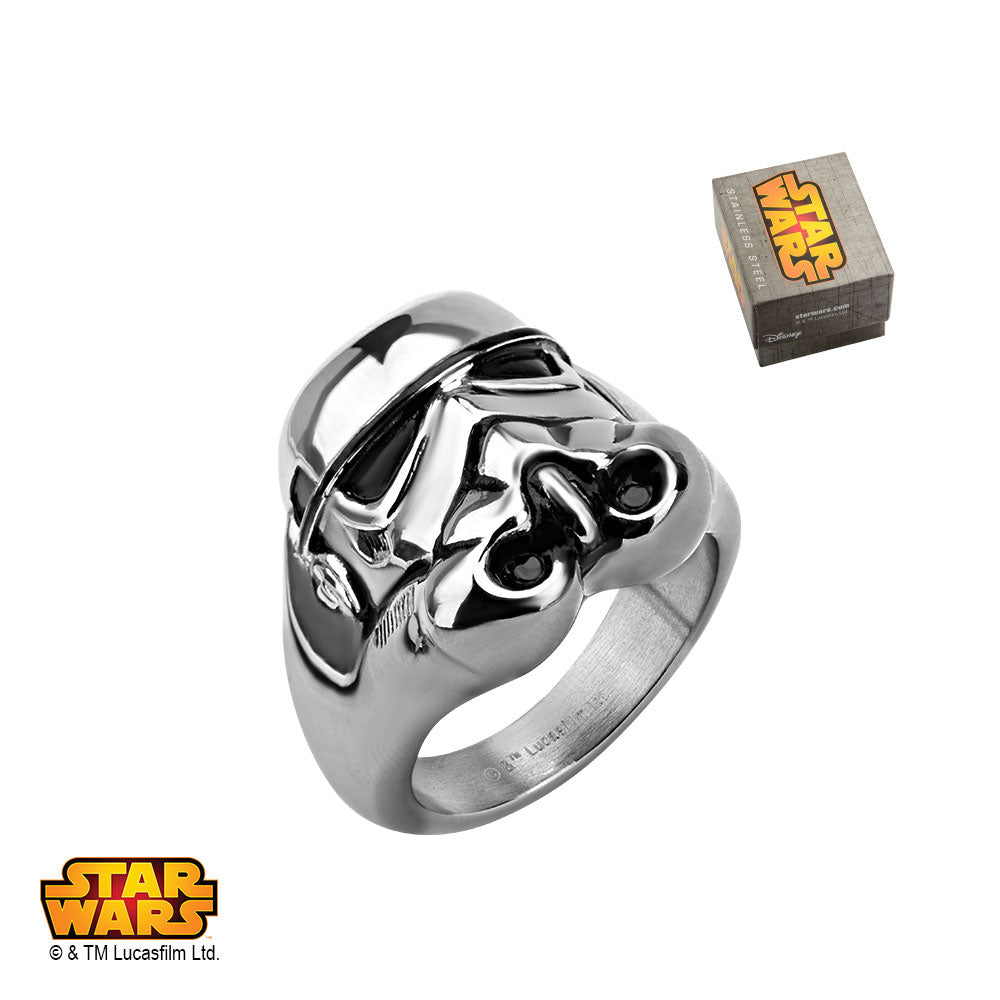 Surgical Steel 3D Storm Trooper Ring