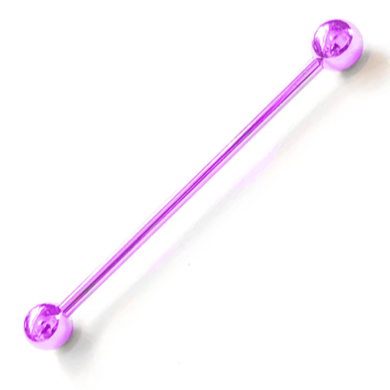 Surgical Steel Anodized Industrial Barbell 14 Gauge 1-1/2" - 16 Pack - Kruelty - Photo 6
