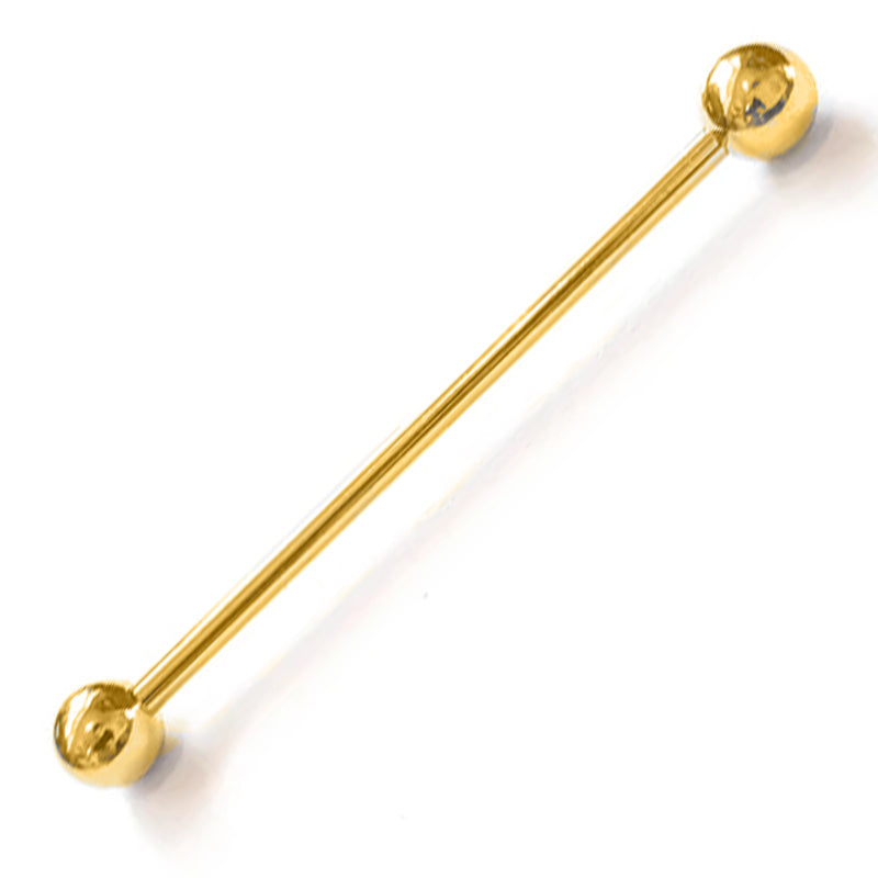 Surgical Steel Anodized Industrial Barbell 14 Gauge 1-1/2" - 16 Pack - Kruelty - Photo 4