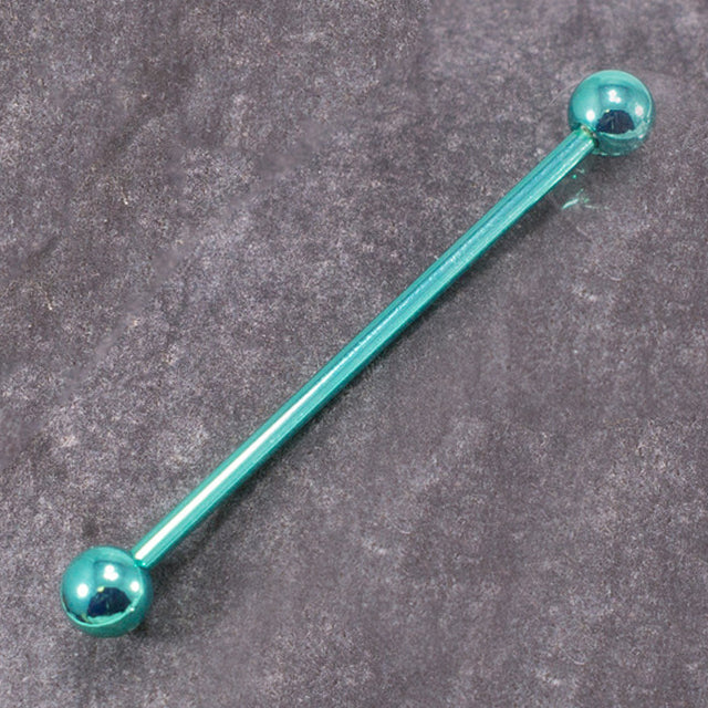 Surgical Steel Anodized Industrial Barbell 14 Gauge 1-1/2" - 16 Pack - Kruelty - Photo 3