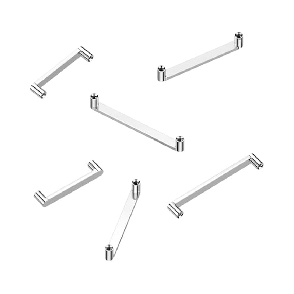 Titanium Flat Staple Surface Barbell 16G 10mm to 16mm