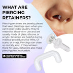 Acrylic Bioplast Septum Retainer 10 to 16 Gauge - Clear - photo 4