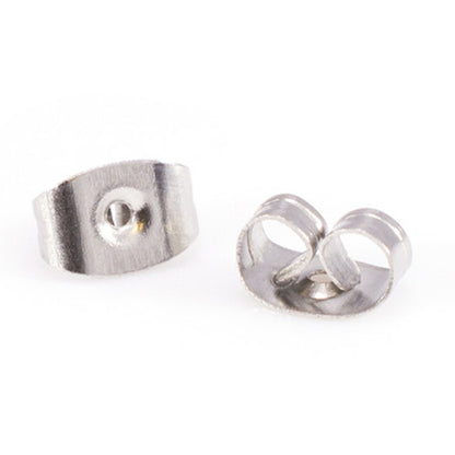 Surgical Steel 22 Gauge Hollow Ball Stud Earrings - Pair - photo 2