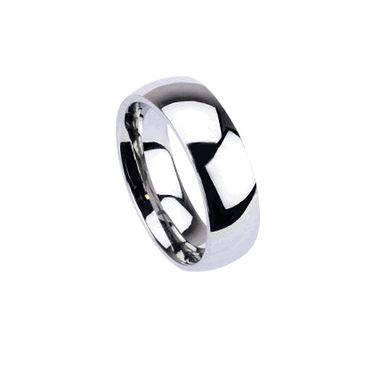 Surgical Steel Polished Wedding Band