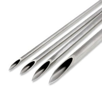 Surgical Steel Hollow Piercing Needles 13, 14 & 15 Gauge - 10 Pack