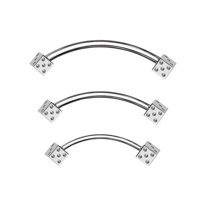 Surgical Steel 16 Gauge Tongue Barbell with Dice Snake Eyes