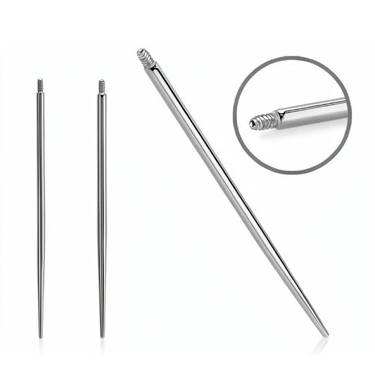Surgical Steel 16 to 18 Gauge Insertion Taper Tool Threaded - Kruelty