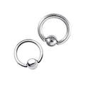 Surgical Steel 2 Gauge Ball Closure Ring