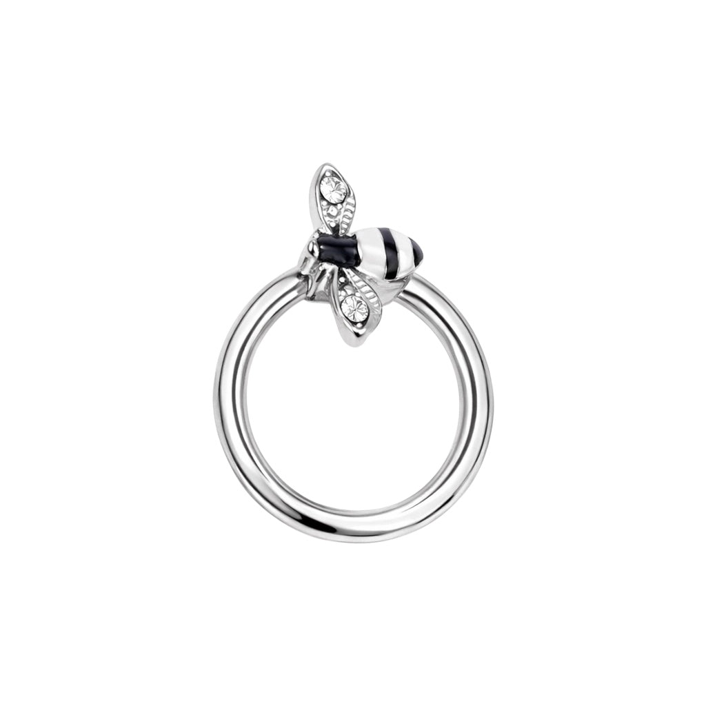 Surgical Steel 16 Gauge Captive Bead Ring with Bumble Bee - photo 4