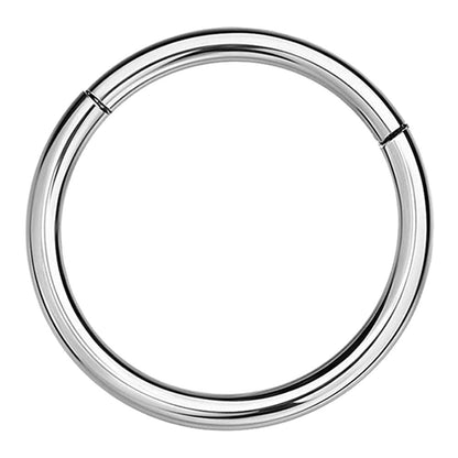 Surgical Steel 14 Gauge Hinged Segment Clicker Hoop - Pair - photo 3