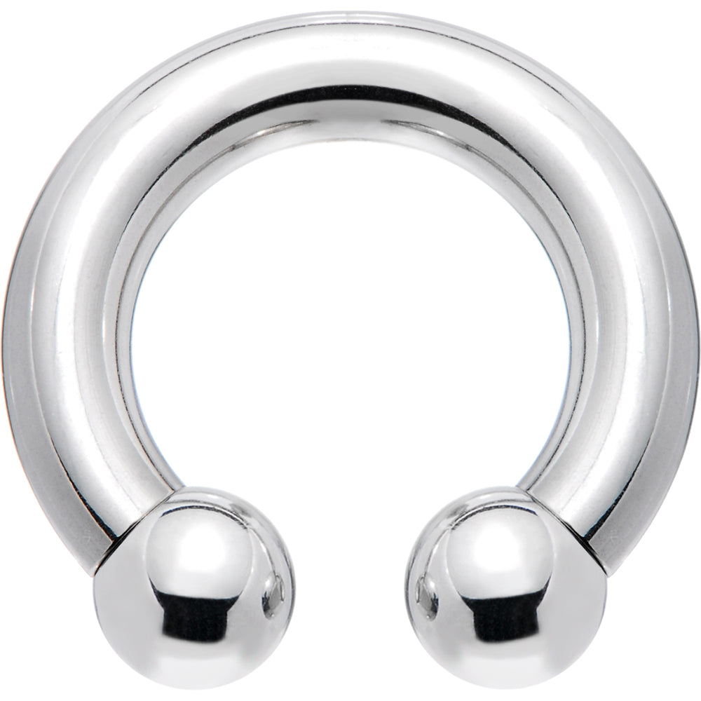 Surgical Steel 4 Gauge Horseshoe Barbell