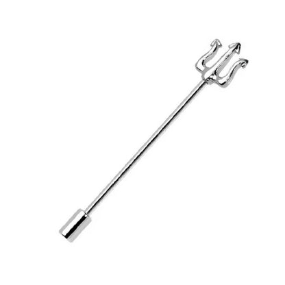 Surgical Steel 14 Gauge Industrial Barbell with Pitchfork Trident - photo 8