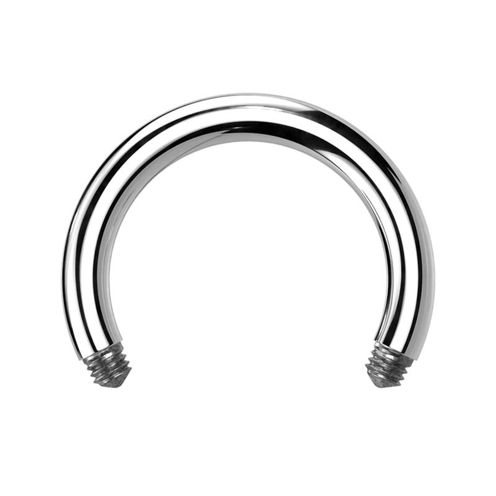 Surgical Steel & Titanium Replacement Horseshoe Bar 14G & 16G - photo 2