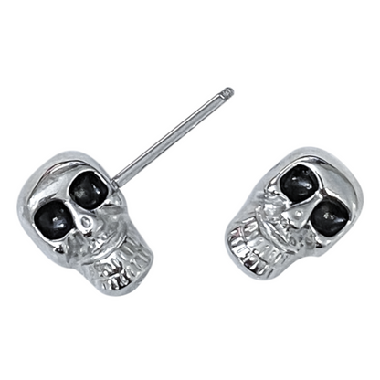 Surgical Steel 14 Gauge Nipple Barbell with Large Skull - Pair - photo 3
