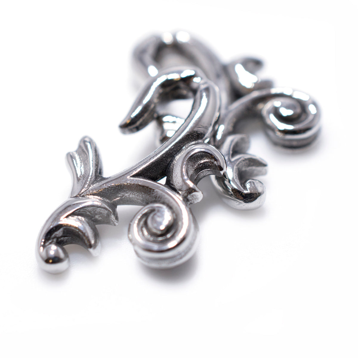 Surgical Steel 8 Gauge Ear Gauges Plugs with Tribal Hangers - Pair - photo 2