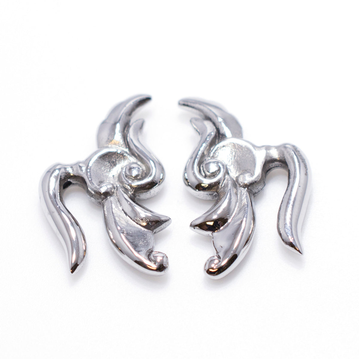 Surgical Steel 8 Gauge Tribal Ear Hangers Weight - Pair