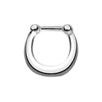 Surgical Steel 16 Gauge Septum Clicker Hoop Nose Rings with U Shape - photo 5
