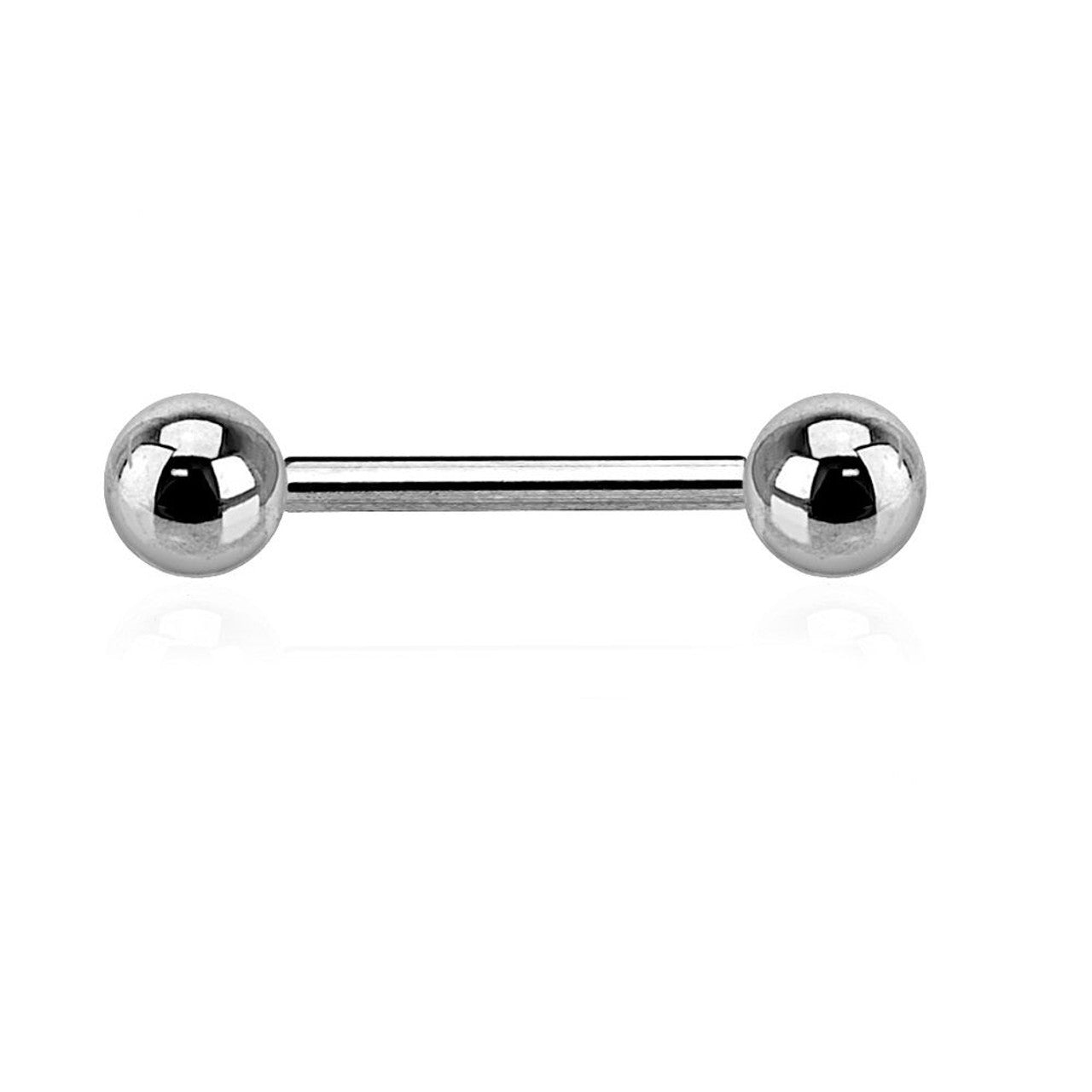 Titanium Straight Barbell 16 Gauge Externally Threaded - 10 to 16 MM