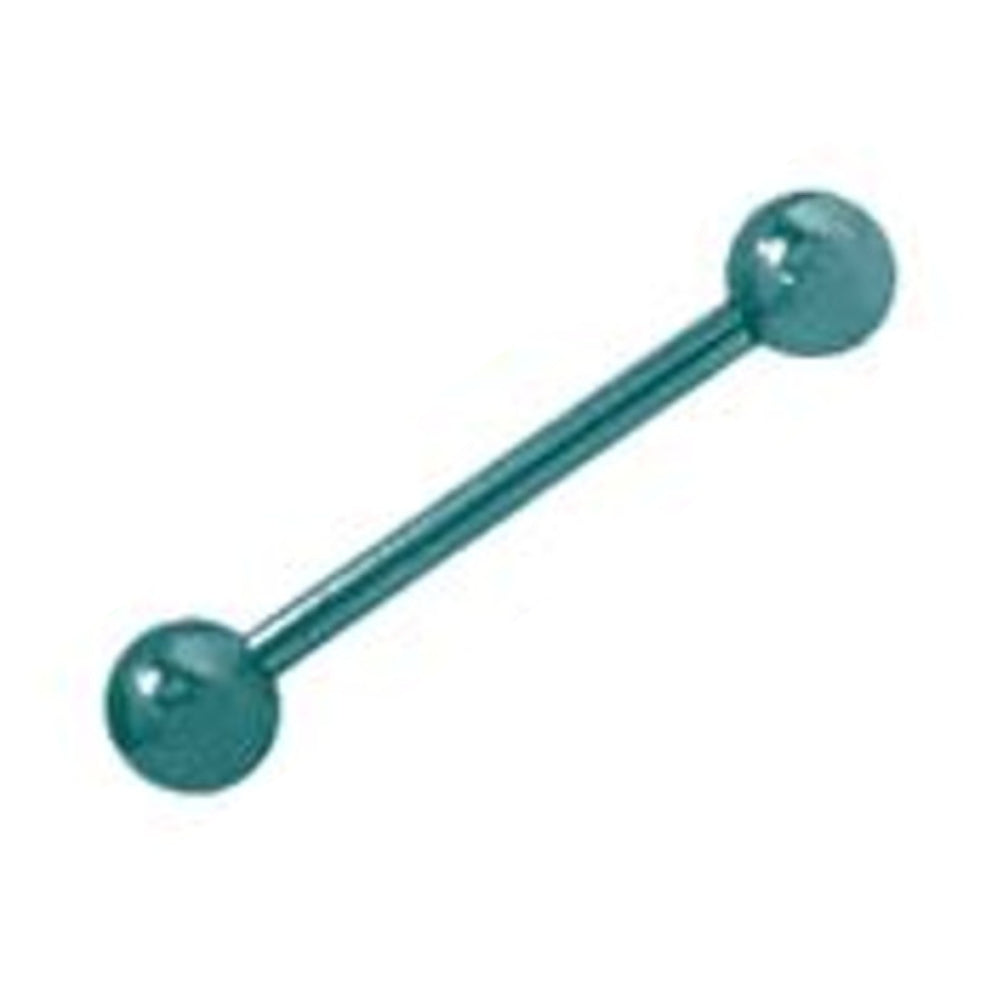 Titanium 14 Gauge Colored Straight Barbell with 5mm Ball - 1/2 Inch - photo 8