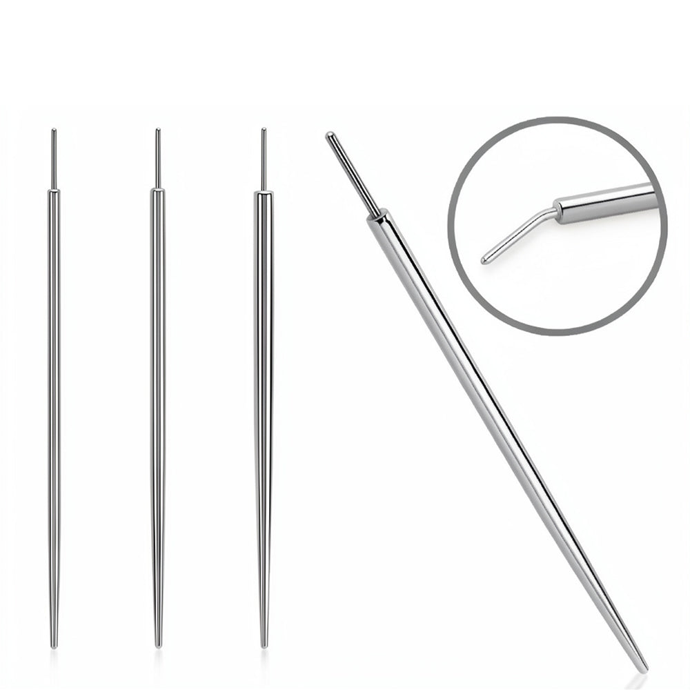 Surgical Steel 14 to 18 Gauge Insertion Taper Tool Flexible Pin Design