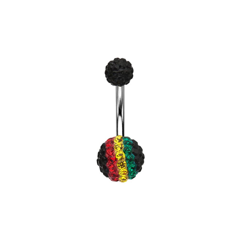 Surgical Steel 14 Gauge Belly Ring with Ferido Ball - photo 2