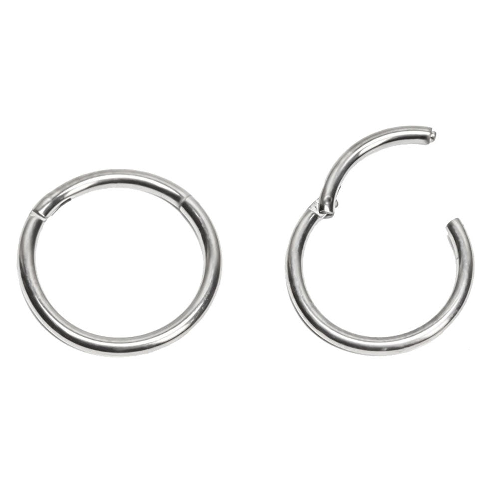 Titanium 16 Gauge Hinged Clicker with Segment Rings - photo 3
