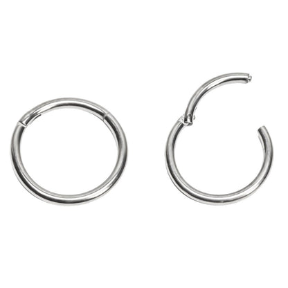 Titanium 16 Gauge Hinged Clicker with Segment Rings - photo 3