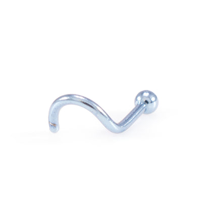 Titanium 18 Gauge Nose Screw with 3mm Round CZ - photo 14