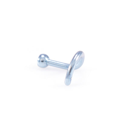 Titanium 18 Gauge Nose Screw with 3mm Round CZ - photo 15