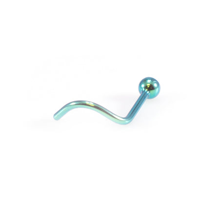 Titanium 18 Gauge Nose Screw with 3mm Round CZ - photo 8