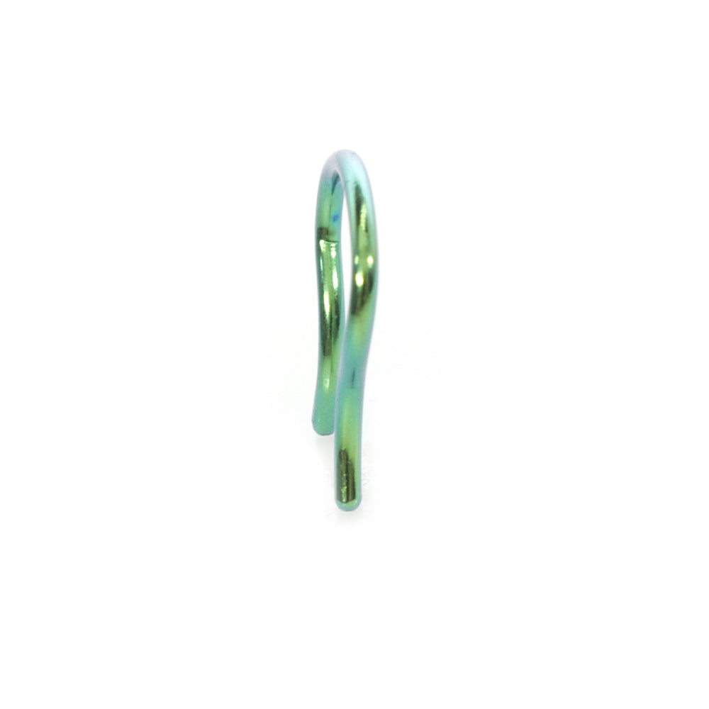 Titanium Plated 16 Gauge Septum Retainer