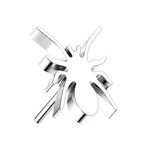 Titanium Threadless Push In Flat Spider Top