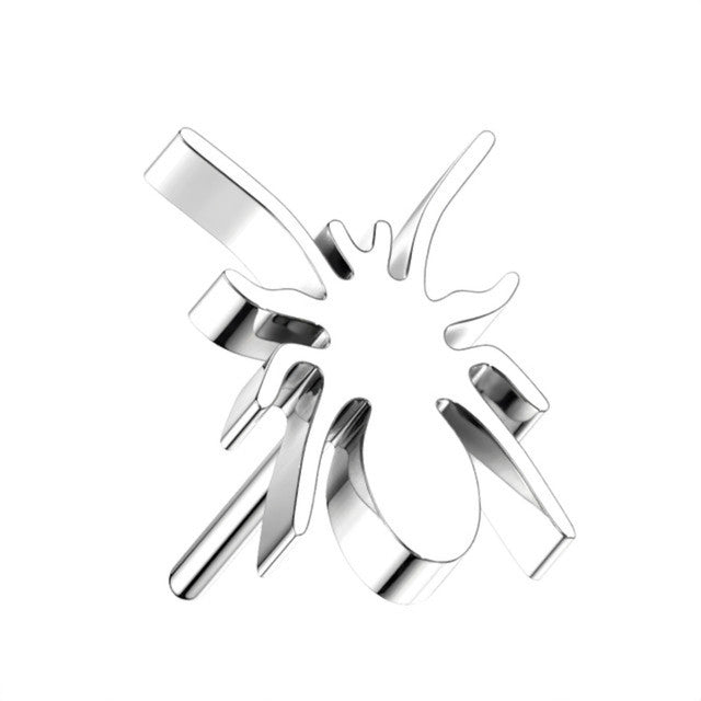 Titanium Threadless Push In Flat Spider Top