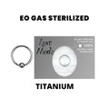Titanium 16 Gauge Sterilized Captive Bead Ring with 3mm Ball
