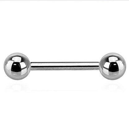Titanium 16 Gauge Straight Barbell with Ball End