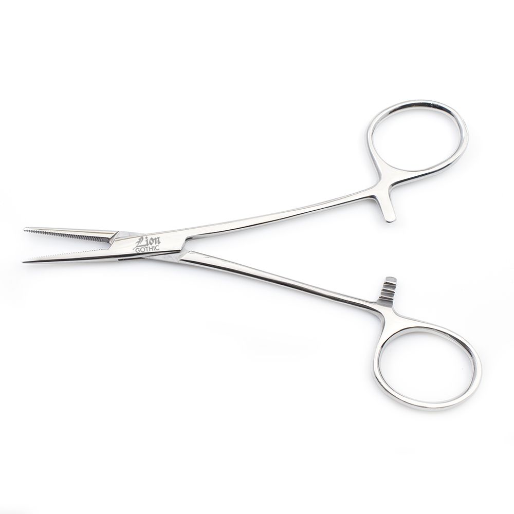 Surgical Steel 5 Inch Straight Hemostatic Forceps Piercing Tool