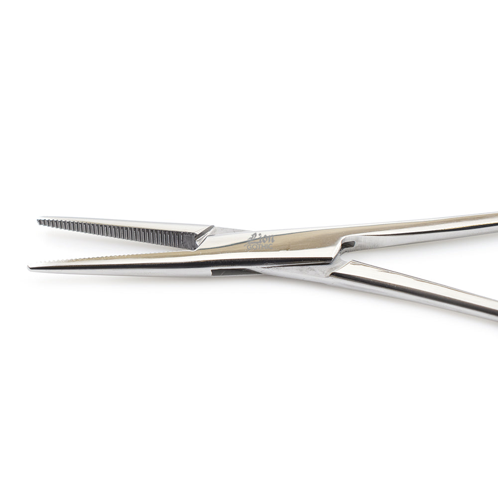 Surgical Steel 5 Inch Straight Hemostatic Forceps Piercing Tool - photo 2