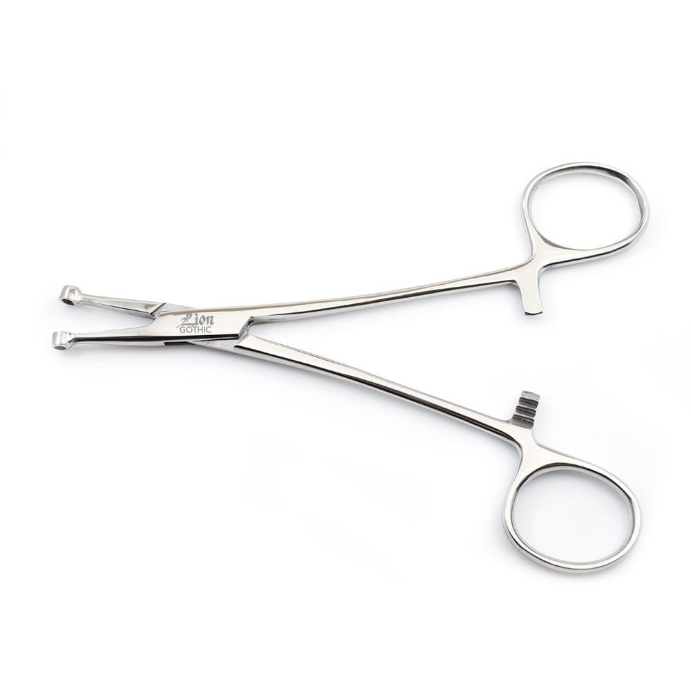 Surgical Steel Septum Clicker Hoop Forceps Piercing Tool