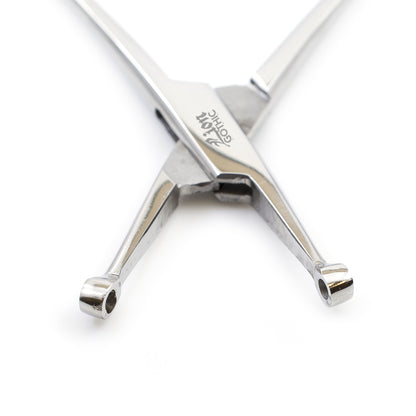 Surgical Steel Septum Clicker Hoop Forceps Piercing Tool - photo 4