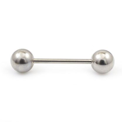 Surgical Steel 14 Gauge Straight Barbell with 8mm Balls