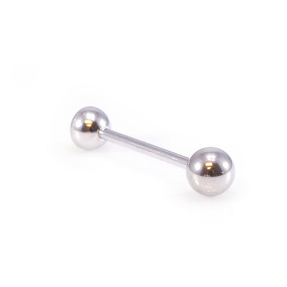 Surgical Steel 14 Gauge Tongue Barbell with UV Glow Synthetic Opal - photo 7
