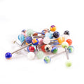 Surgical Steel Tongue Barbell Colorful Balls - 20 Pack