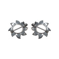 Surgical Steel 14 Gauge Tribal Blade Nipple Shield 18mm - Pair