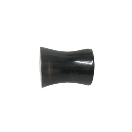 Black Bone 00 Gauge Triskelion Saddle Fit Ear Plugs - Pair